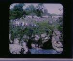 Roslyn Castle and the banks of the Esk, a favorite resort of Edinburgh folk.