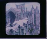 Melrose Abbey, the shrine of heroic tradition and romantic story.