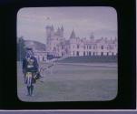 Balmoral Castle, King Edward's favorite summer palace-and a Scottish piper.