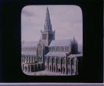 The noble Gothic cathedral associated with centuries of history and romance, Glasgow.