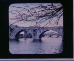 The "Twa Brigs" over the river at Ayr, immortalized by Burns.