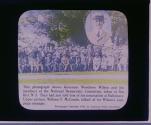 This photograph shows Governor Woodrow Wilson and the members of the National Democratic Committee....