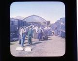 Arrivee du gare de Lourdes.