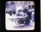Transport d'une malade.