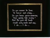Do you swear to love, To hon-or and o-bey ....