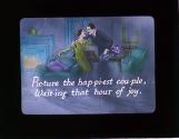 Pic-ture the hap-pi-est cou-ple, Wait-ing that hour of joy, ....