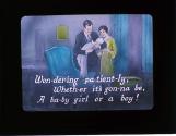 Won-der-ing pa-tient-ly, wheth-er it's gon-na be, A ba-by girl or a boy!