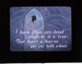 I have of-ten won-dered wheth-er it is true-....
