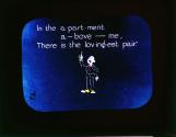 In the a-part-ment a-bove me, There is the lov-ing-est pair.