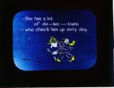 She has a lot of de-tec-tives -who check him up ev-ry day,
