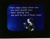 She's read a-bout those men who lead dou-ble lives, ....