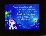 Then he would en-fold her- in his arms so strong- ....