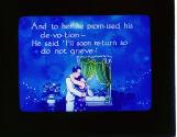 And to her he prom-ised his de-vo-tion- ....