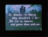 In dreams I'm hap-py Why should-n't I be- ....