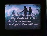 In dreams I'm hap-py Why should-n't I be- ....