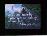 In all my dream-ing Your eyes are beam-ing- ....