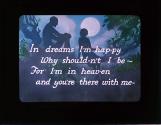 In dreams I'm hap-py Why should-n't I be- ....