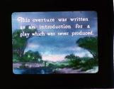This overture was written as an introduction for a play which was never produced.