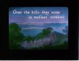 Over the hills they come in endless streams.