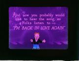 And now you probably would like to hear the song, ....