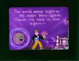 The world seems bright-er My heart beats light-er ....