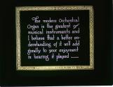 The modern Orchestral Organ is the greatest of musical instruments ...
