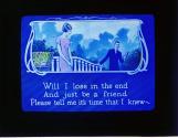 Will I lose in the end And just be a friend ....