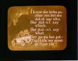 I know she loves an-other one, but she did-n't say who, ....