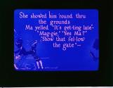 She showed him 'round thru the grounds ....