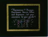 Harmonize!! Basses, Baritones, Tenors, Altos, and Sopranos-- ....
