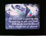 All this world is a great big show ....