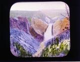 Canyon & Lower Falls. 308 ft height Yellow Stone Pk.