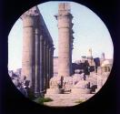 Luxor, Temple of Ammon-Colonade between Court of Ramses II & Amenophis III Looking North.