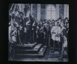 Kaiserproklamation in Versailles, 1871.