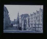 Alkmaar. Alte Lagerhauser und Stadtwage.