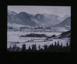 Oberstdorf von NW mit Allgauer Alpen