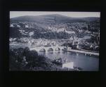 Heidelberg, die Altstadt mit dem Schloss.