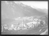 St. Moritz, Dorf, Bad, See.