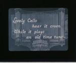 Lovely Cello hear it croon ....