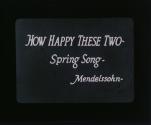 How Happy These Two-Spring Song-Mendelssohn-