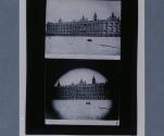 [Two contasting views of the Goerz factory (Berlin) each made with different lens]