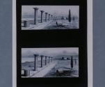 [Two contrasting wood-engravings illustrating perspective (columns receding in distance)]