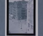 [Buildings in commercial district, seen from above]