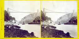 Clifton-Suspension Bridge, from the River Bank