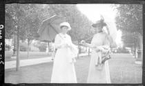 Nell Newhall and Eleanor Eastwood at Expo, California Trip