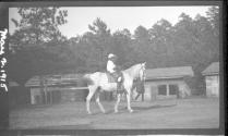 Girl riding horse, Oak Lodge Trip