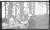 George Eastman and friends at picnic, Oak Lodge Trip