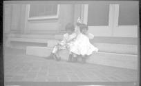 Dryden children at Eastman's house
