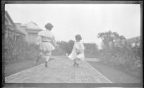 Dryden children in Eastman's house