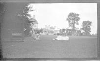 Woman & Dryden children in Eastman's house